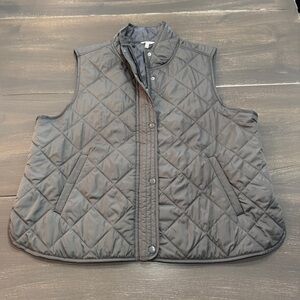 Maurices Women’s Gray Quilted Puffer Vest Lightweight Outerwear Size XXL